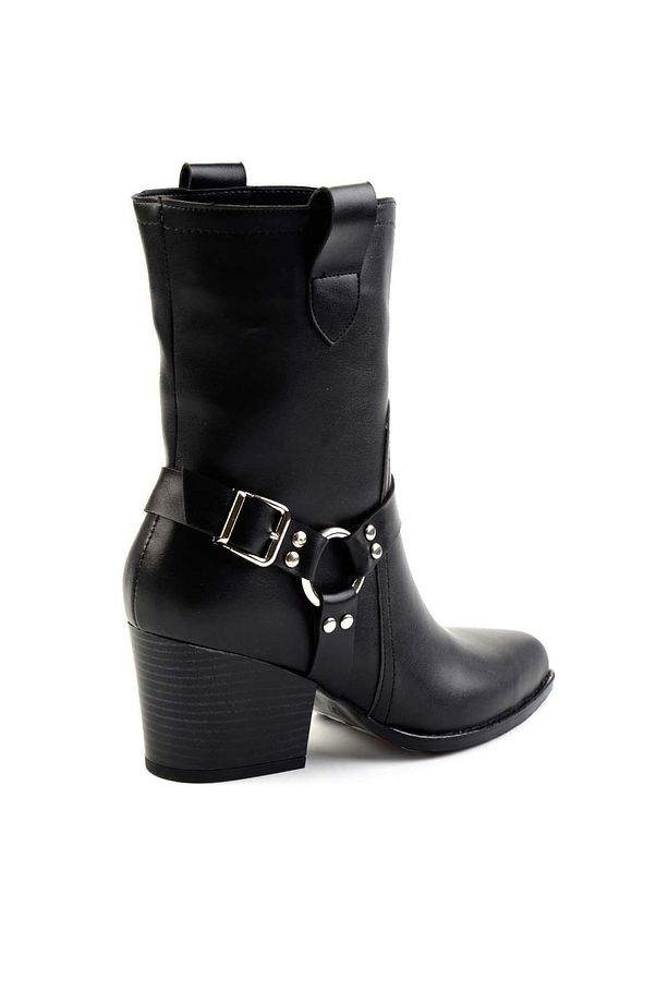 Siyah  Kadın Bot & Bootie K02055014009 - 4