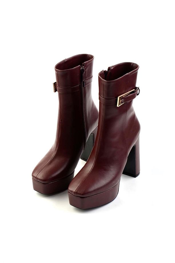 Bordo  Kadın Bot & Bootie K02227176009 - 2
