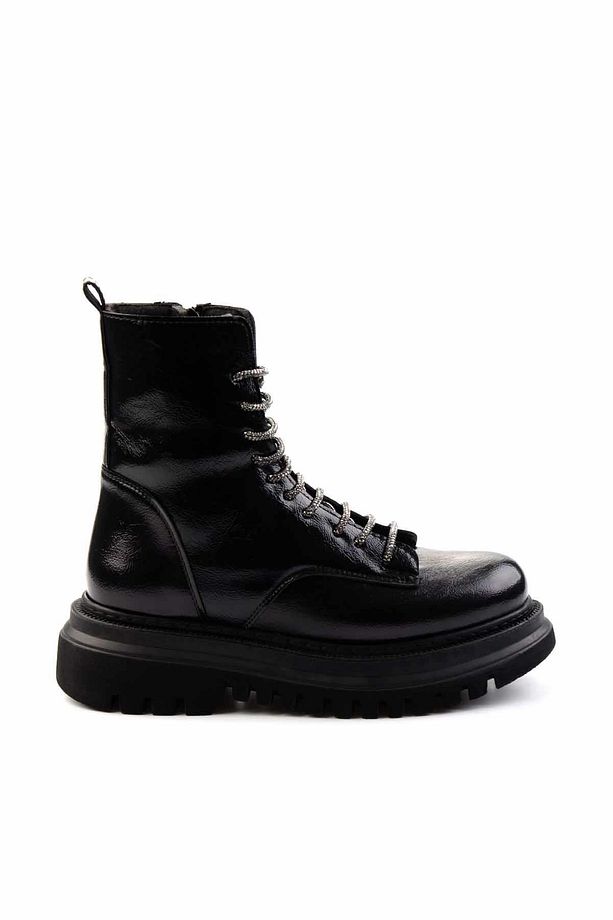 Parlak Siyah  Kadın Bot & Bootie K02377030009 - 1