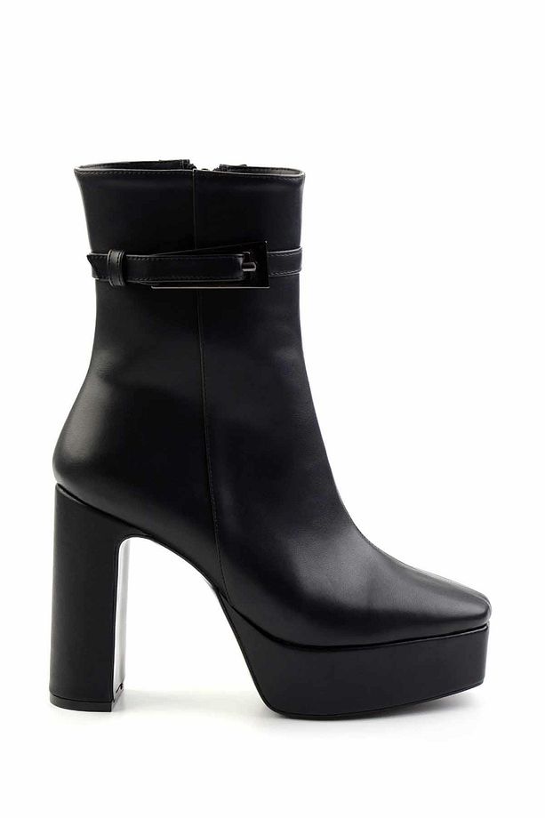Siyah  Kadın Bot & Bootie K02227176009 - 1