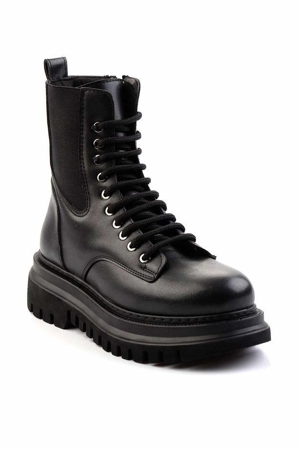 Siyah  Kadın Bot & Bootie K02377030409 - 3