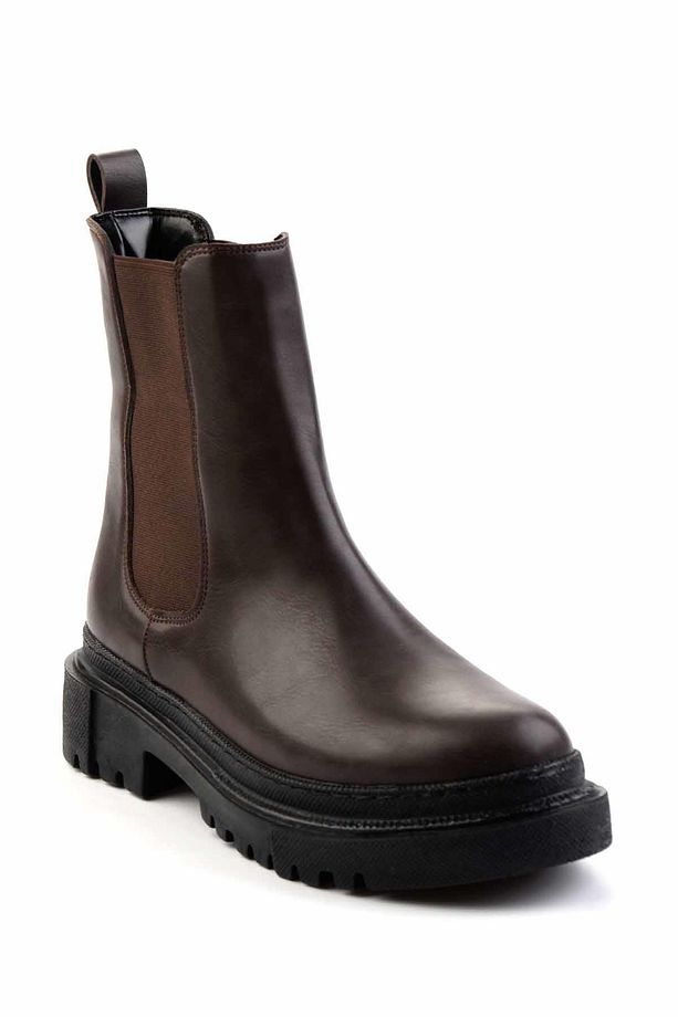Siyah Kahve   Kadın Bot & Bootie K02671407009 - 3