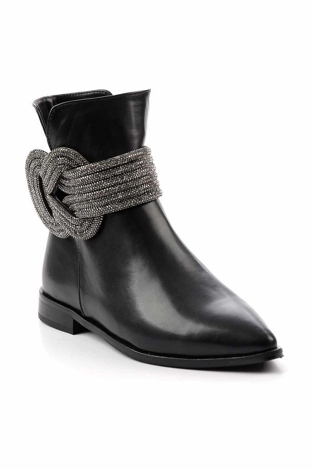 Siyah Kadın Bot & Bootie K02666301309 - 3