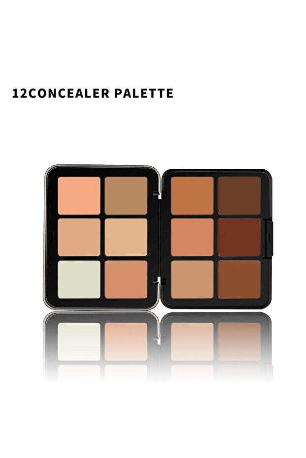 Make Queen Makeup Concealer Palette 12 Colors - 2