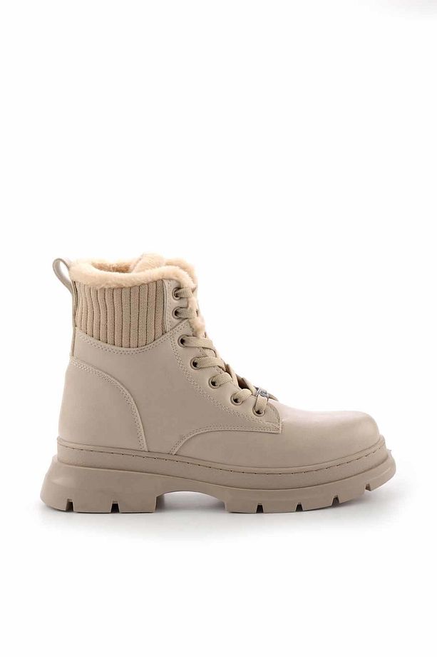 Bej Kadın Bot & Bootie K02688008009 - 2