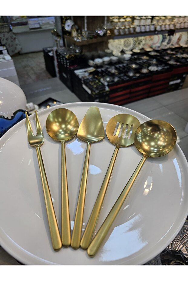 5 Parça Lüks Servis Seti - 4