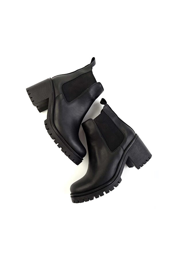 Siyah  Kadın Bot & Bootie K02824701509 - 2