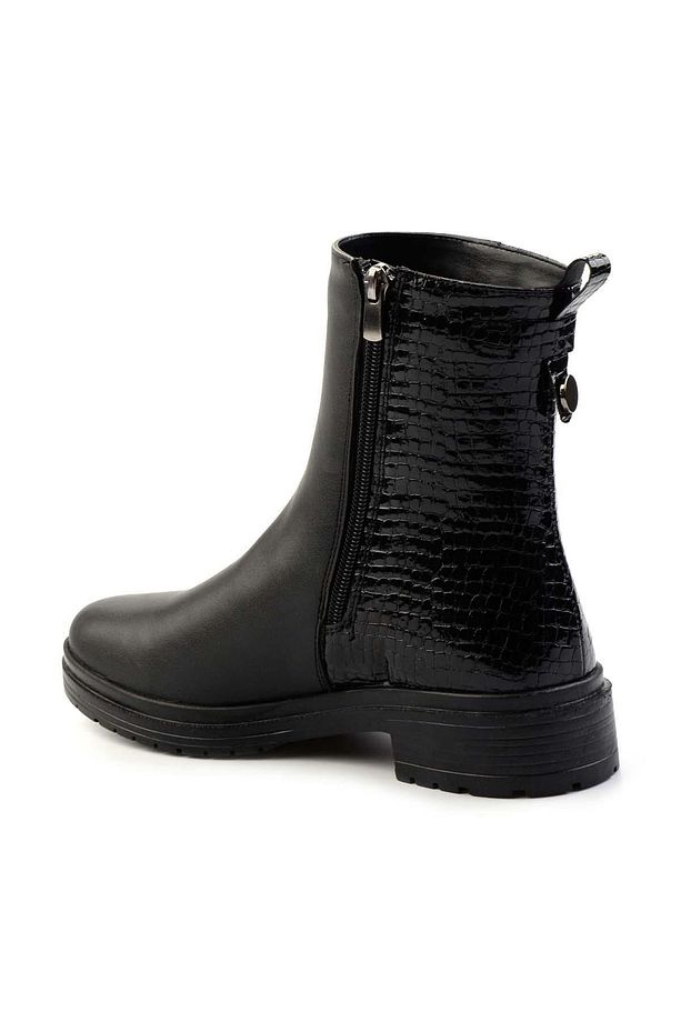Siyah  Kadın Bot & Bootie K02724201509 - 4