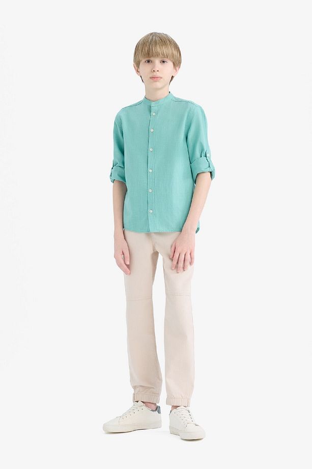 Erkek Çocuk Standart Jogger Paça Gabardin Pantolon E5037A825SP - 3