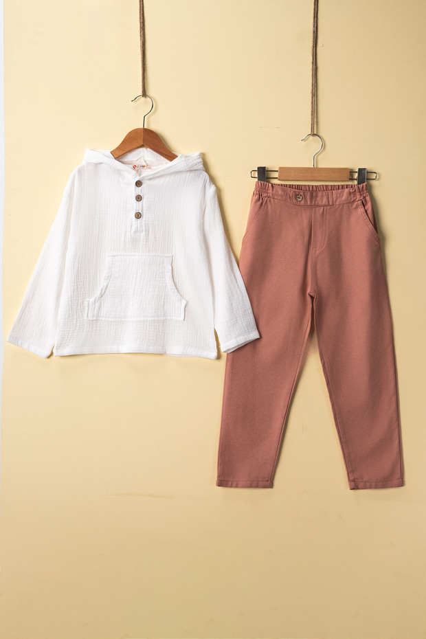 Boy's 2-Piece Muslin Set