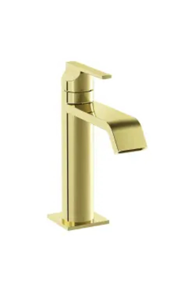 Washbasin Faucet with Top Control Suit Soft Gold A4281674