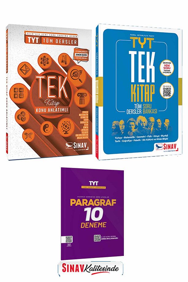 Tyt Tüm Dersler Konu Anlatımı ve Soru Bankası Tek Kitap - 1