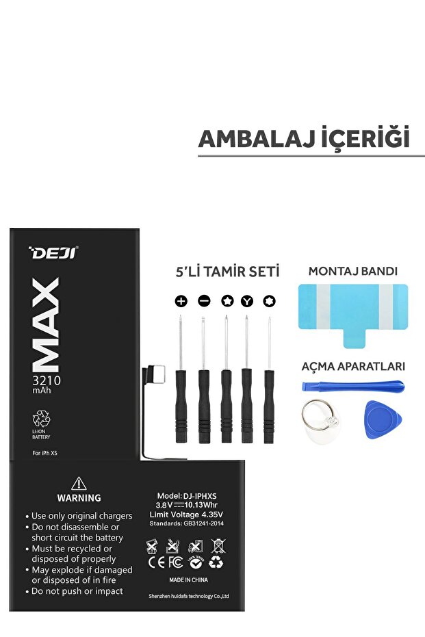 Iphone Xs Batarya 3210 Mah Mucize Batarya - 5