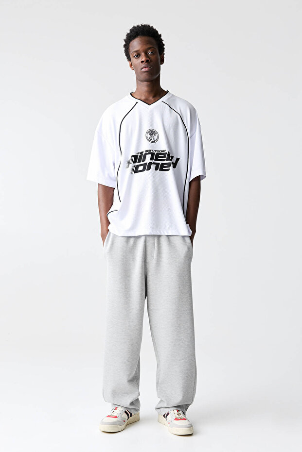 İnterlok kumaşlı eşofman altı pantolon - 1