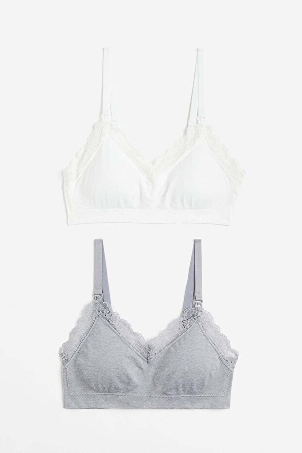 MAMA 2-pack seamless padded nursing bras