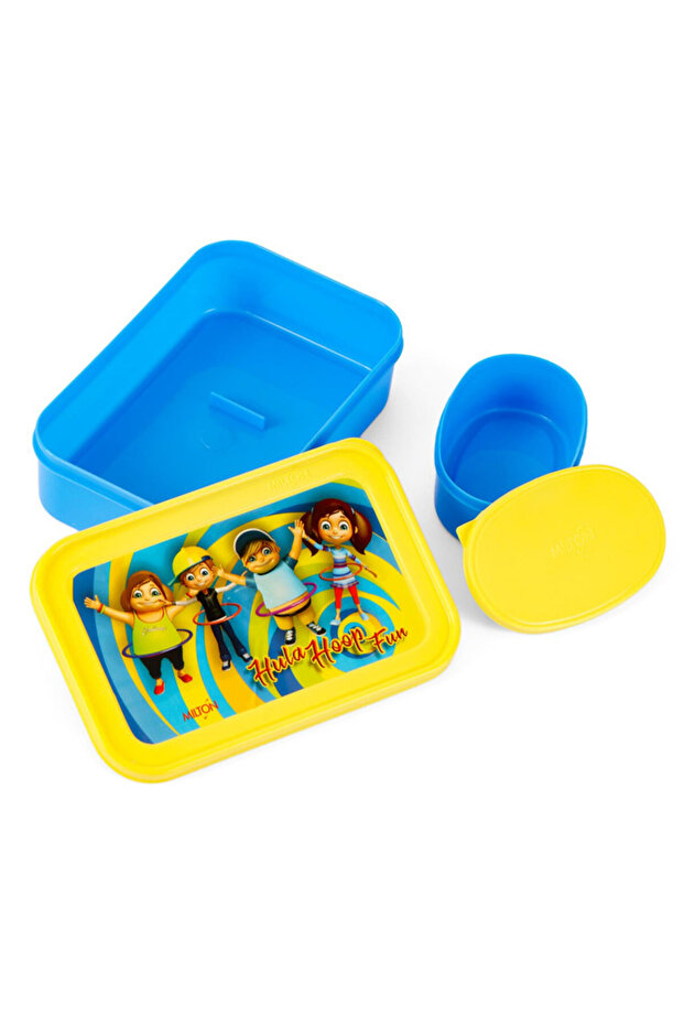 صندوق غداء وقت المدرسة - أزرق - 1