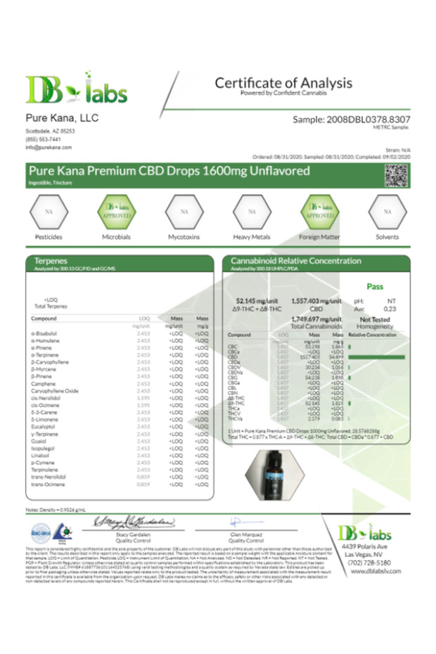 1600mg /30 ml (QR KOD SERTİFİKA ERİŞİMİ) Oil - 3