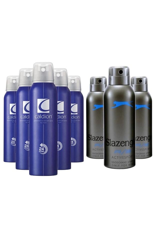 Activesport Mavi Erkek Deodorant 150ml 3 Adet Caldion Erkek Deodorant 150 ml 5 Adet - 1