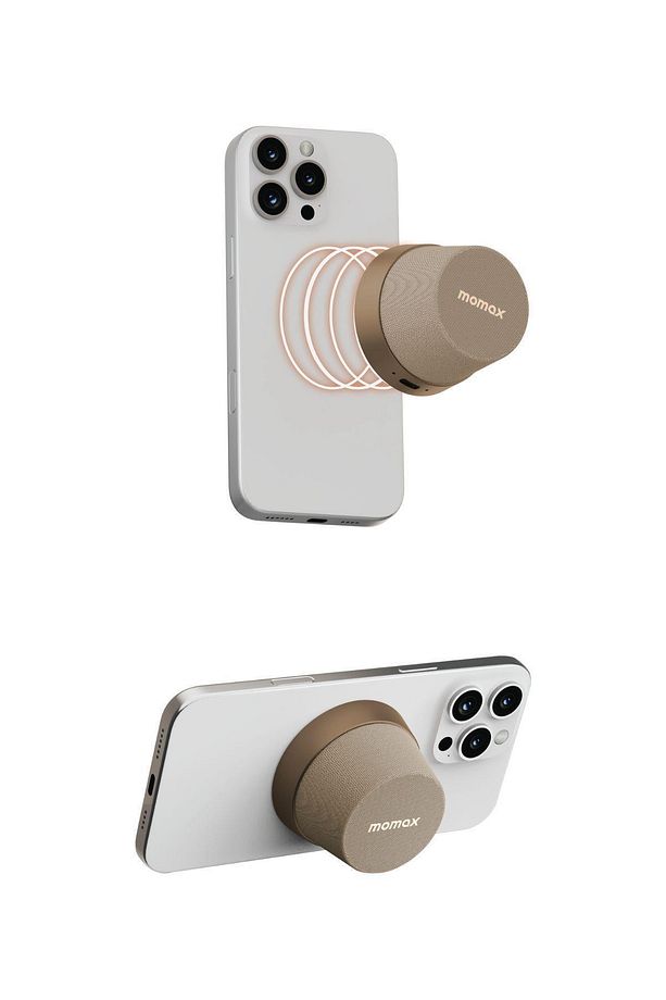 1-Vibe Go Magnetic Wireless speaker (Desert Titanium) - 1