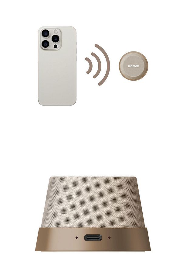 1-Vibe Go Magnetic Wireless speaker (Desert Titanium) - 4