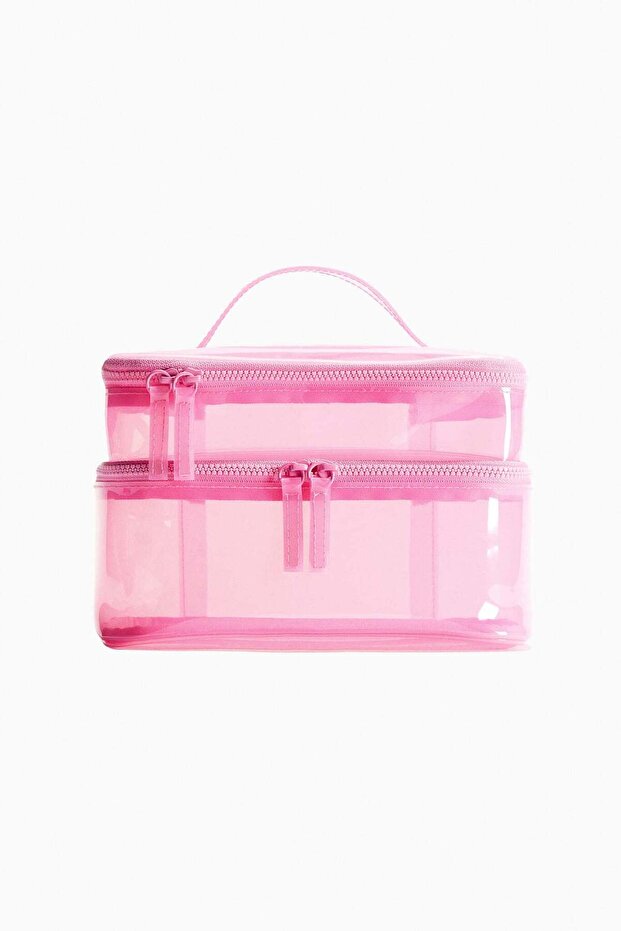 Two-tiered wash bag