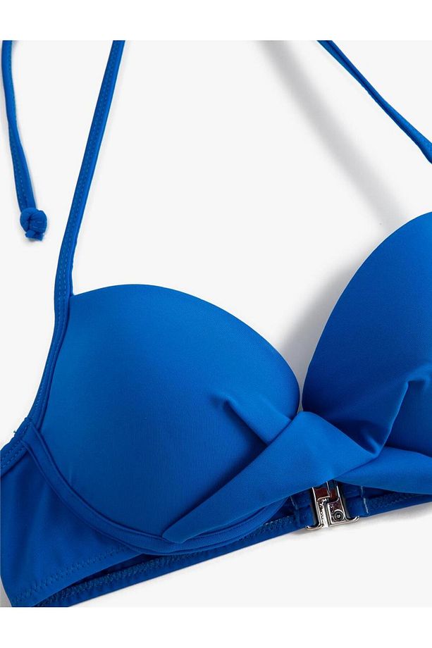 Turkuaz Önü Geçmeli Bikini Üstü Db20021bu - 7