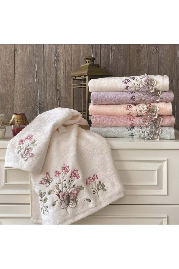 Okya Zeflair Towel Set 70% Bamboo 30% Cotton 6 Pcs H115