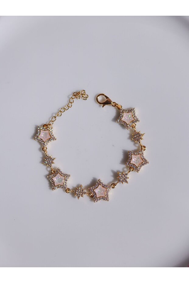 Star Twinkle Bracelet-Star Bracelet with Stones