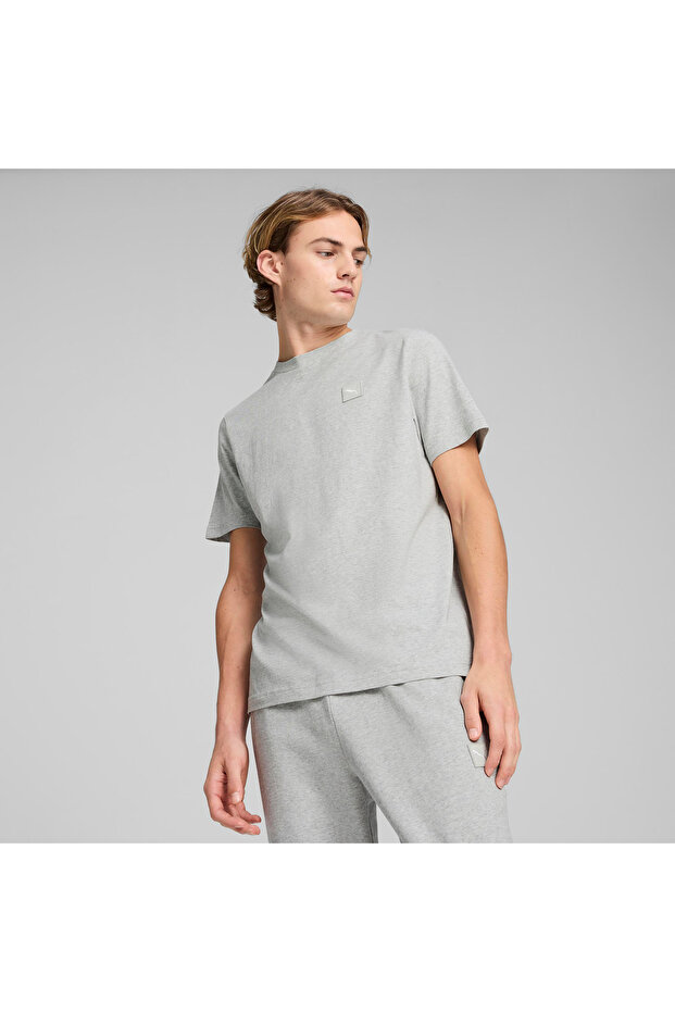 Ess Elevated Erkek Gri T-Shirt - 1