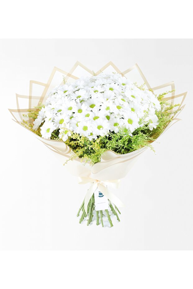 Dev Beyaz Papatya Buketi - 1