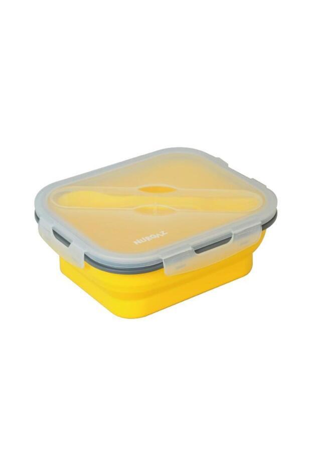 طقم عشاء من السيليكون قابل للطي - 4