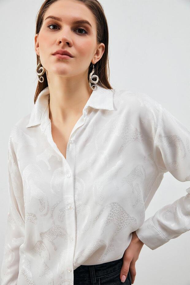 Women's Jacquard Patterned Shirt