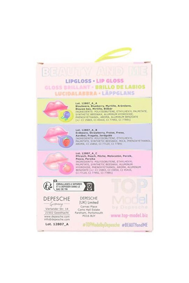 Topmodel Dudak Parlatıcısı Seti - 6