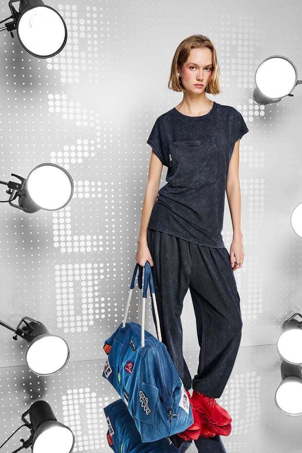 Women's Indigo Trousers 15014