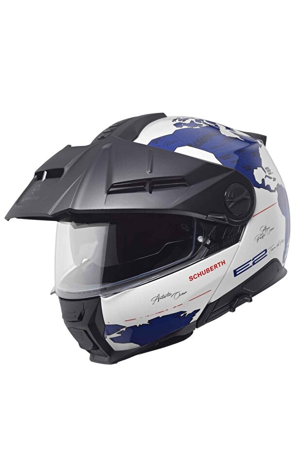 E2 Atlas Blue Çene Açılır Kask - 4