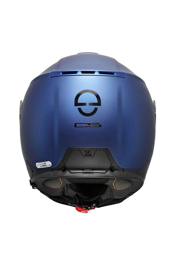 C5 Matt Blue Çene Açılır Kask - 3