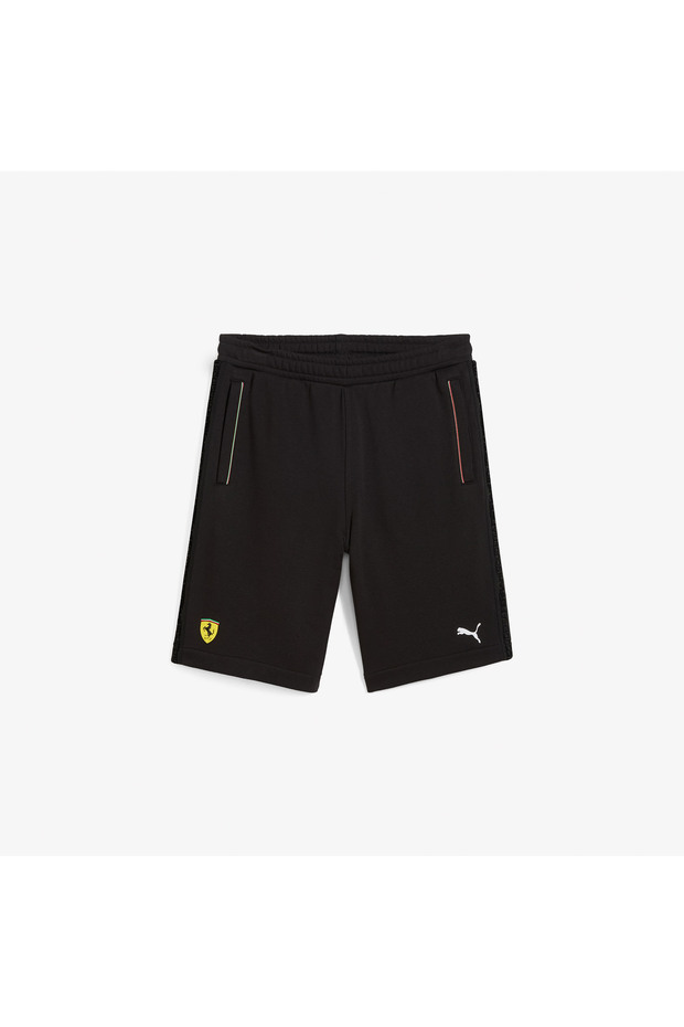 Ferrari Race Sweat Erkek Siyah Şort - 4