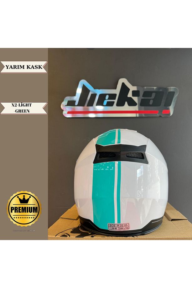 JİEKAİ YARIM KASK X-2 GÜNEŞ VİZÖRLÜ - 3