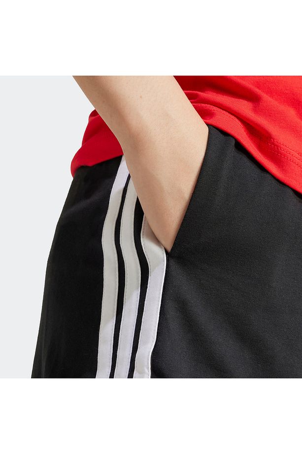 Essentials 3-Stripes Cotton Şort - 6