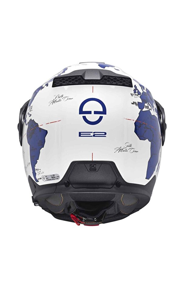E2 Atlas Blue Çene Açılır Kask - 2