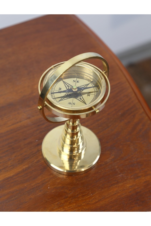 Pirinç Masaüstü Pusula - 1