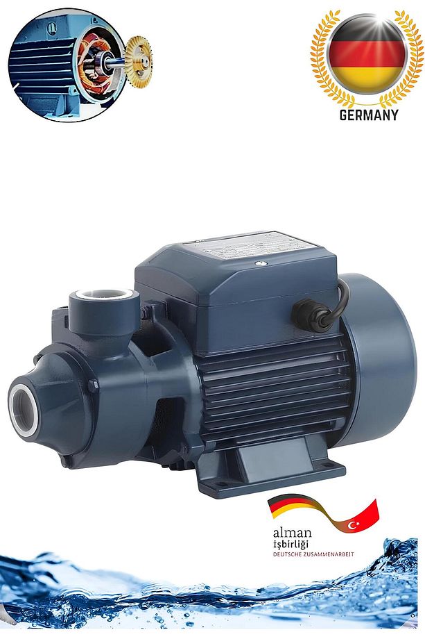 Bakır Sargı Qb-60 1 Parmak 0.75 Hp 0.55 Kw Su Motoru Su Pompası Dinamo 220v - 1