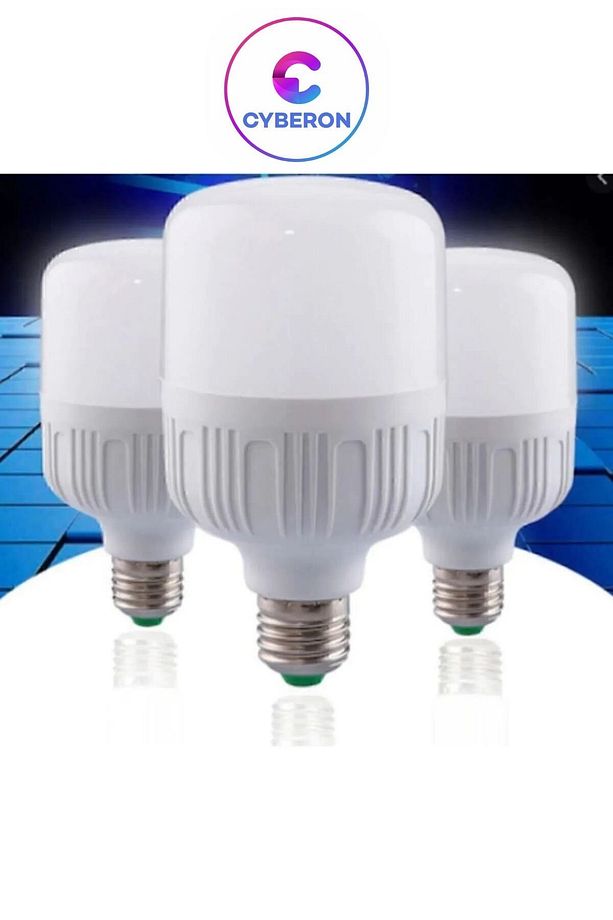 3 Adet 50w Büyük Boy Beyaz Led Tasarruf Ampül Ns Led 50 Wat 3 Adet - 1