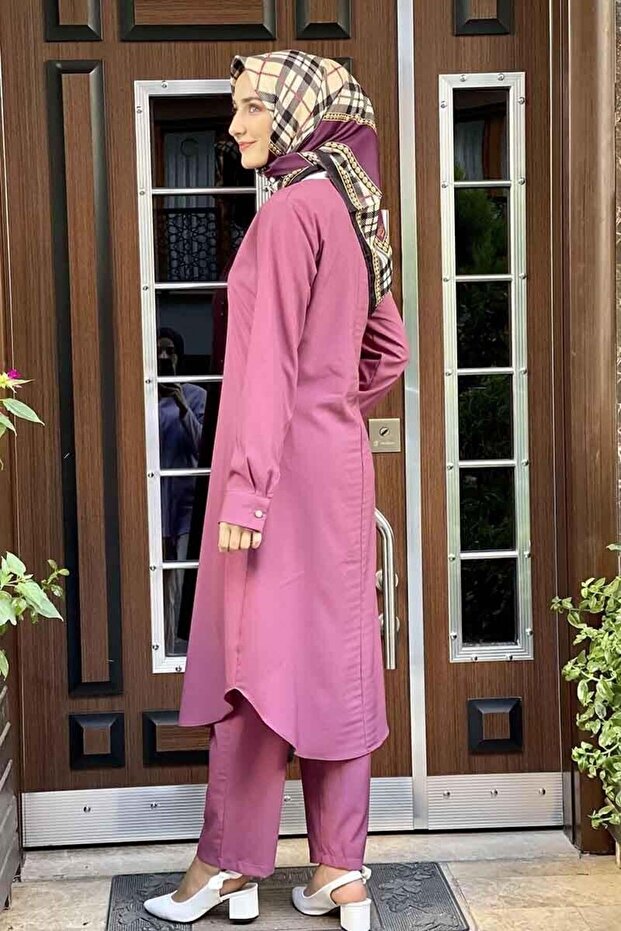 Buttoned Double Set - 3