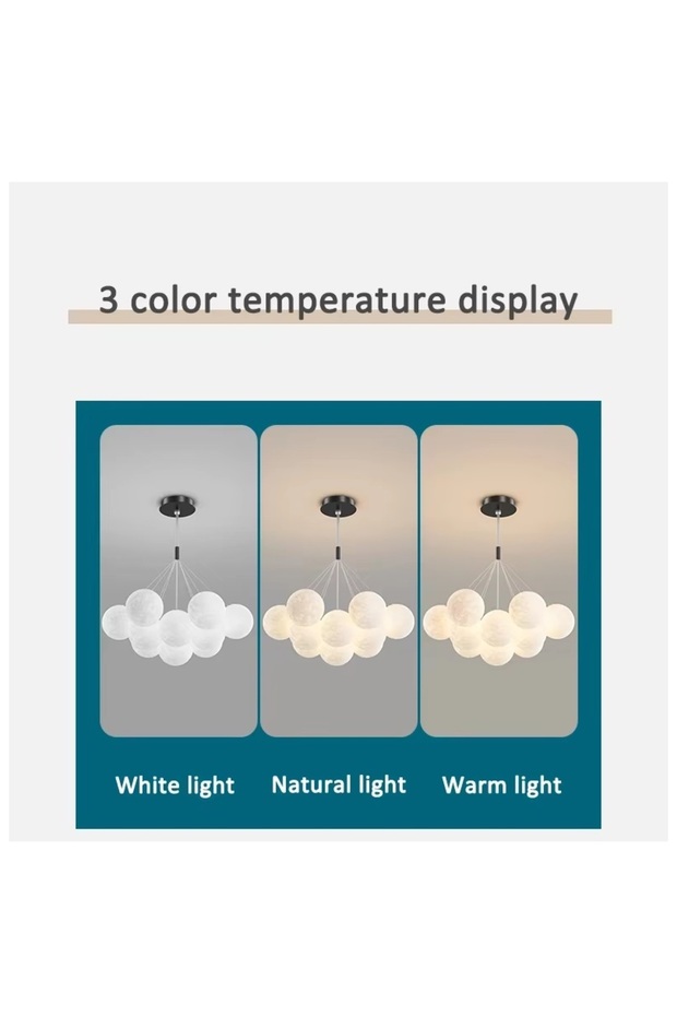 Moonlight Model Modern Özel Tasarım Sarkıt Dolunay Avize - 2