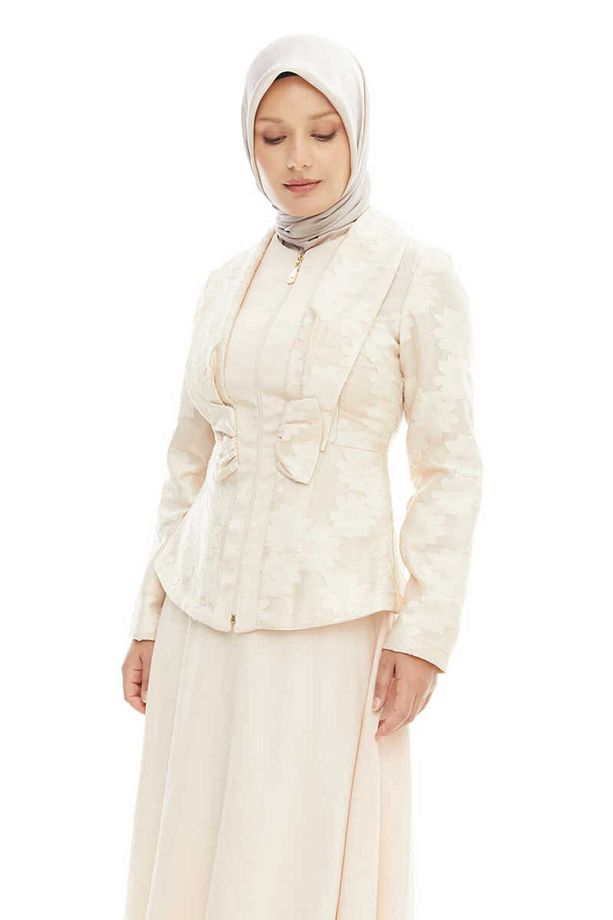 2427191 Çiçek Desen Mixli Davet Takım - 4