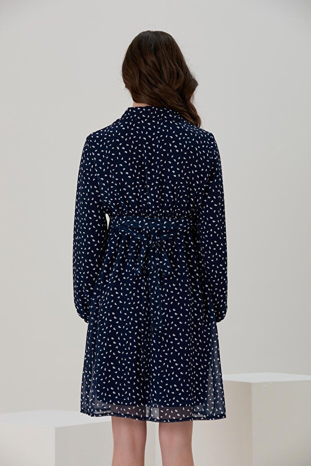 HAMİLE ŞİFON ELBİSE - 4