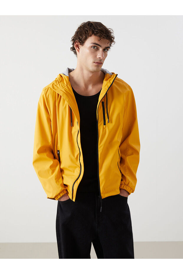 معطف رجالي نحيف بغطاء للرأس من NEVAVM Farkily Standard Fit