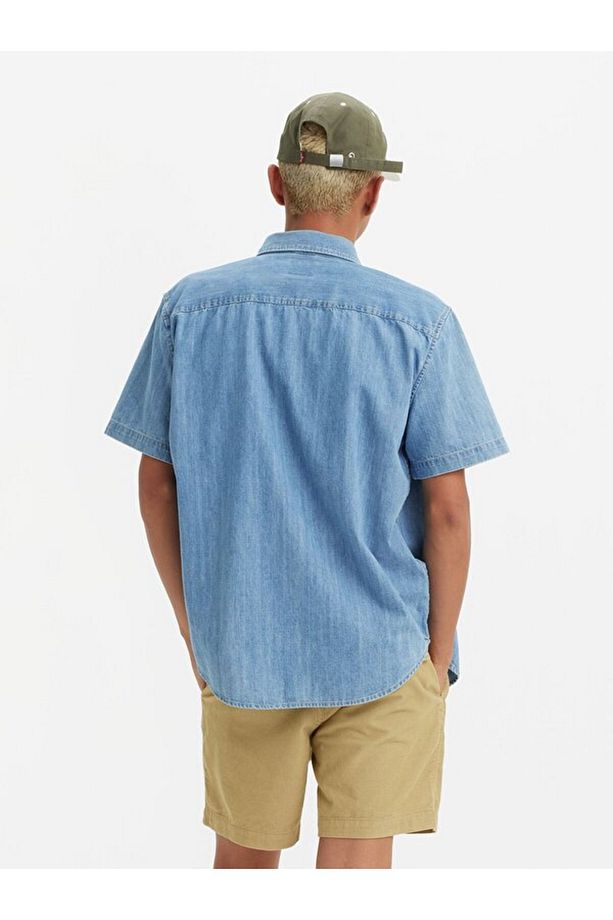 Short Sleeve Authentic Button Down Gömlek - 2
