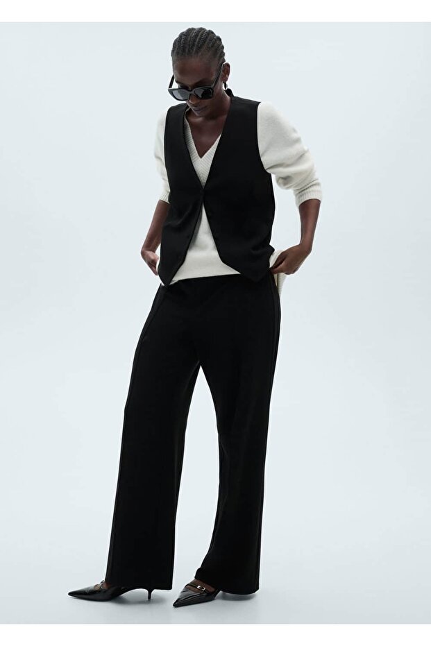 Düğmeli takım yelek - 6